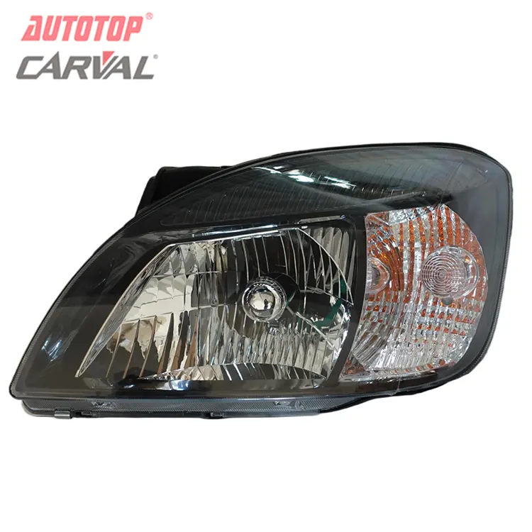 Kia Rio 2005 Black Housing 6-Hole Headlight එකලස් කිරීම